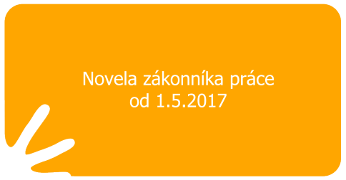 Novela zákonníka práce od 1.5.2017